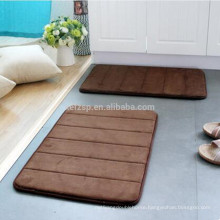 memory foam absorbent bath rug without rubber backing